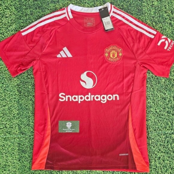 Men's Manchester United 24/25 Home Fan Version Jersey Large - Picture 1 of 3